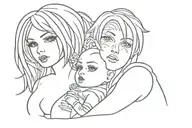 Daddy's Little Fuck  Doll  tattoo design idea