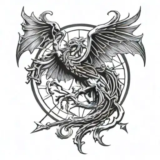 Targaryen's symbol, Deaths Hollows with three brothers and the Death, Hunger Games's Symbol tattoo design idea