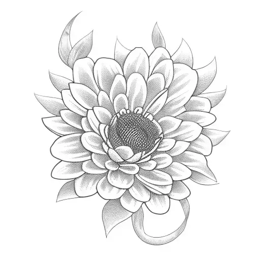 gerberas sleeve tattoo design idea
