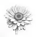 gerberas bouquet  tattoo design idea