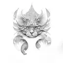 Rea, Ralph, George, and Peter tattoo design idea