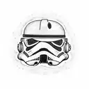 bart Simpson in storm trooper suit tattoo design idea
