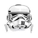 Bart Simpson storm trooper suit tattoo design idea