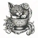 bowl tattoo design idea