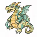 dragonite tattoo design idea