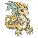 dragonite tattoo design idea