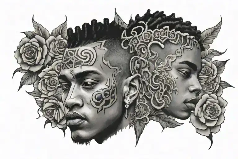 xxxtentacion tattoo design idea
