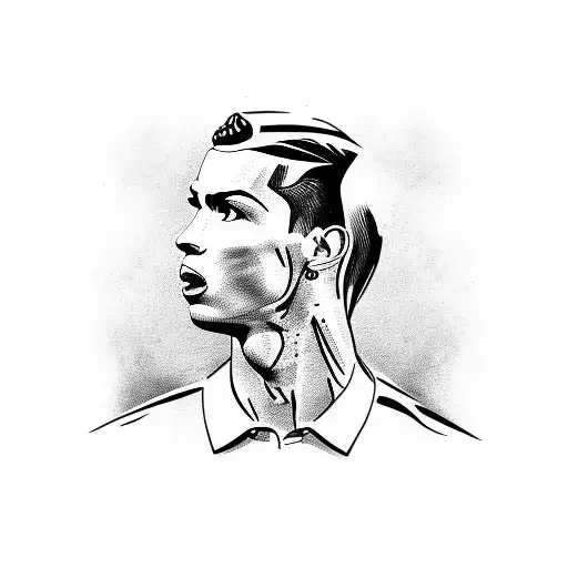 Cristiano Ronaldo  tattoo design idea