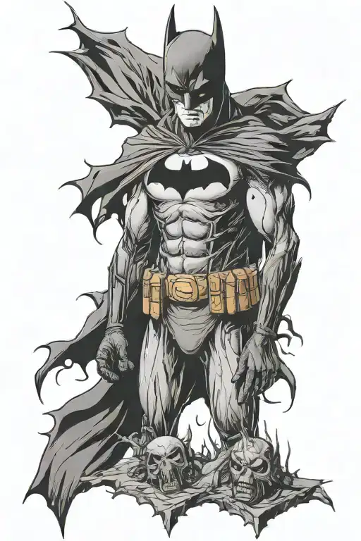 Batman tattoo design idea