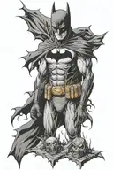 Batman tattoo design idea