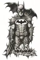 Batman tattoo design idea