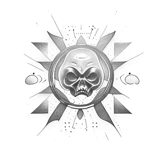 sunshine tattoo design idea