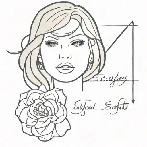 taylor swift lyrics tattoo design idea