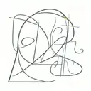 overlapping letters j o n t e a tattoo design idea