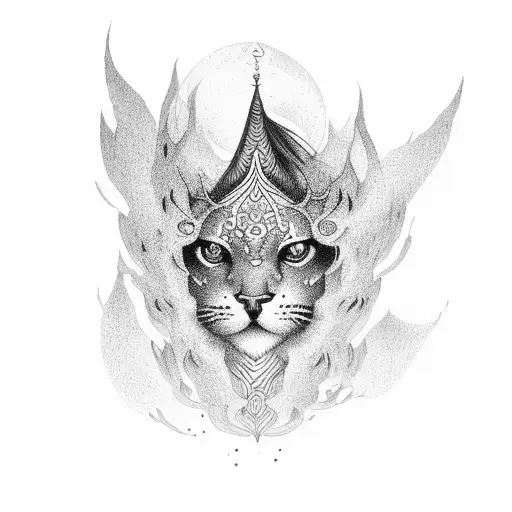 444 spiritual tattoo design idea