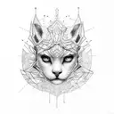 cyber realism tattoo design idea