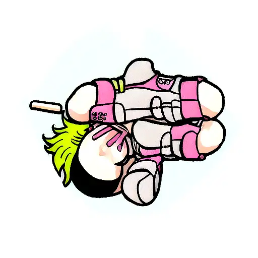 make a trampstamp, really trashy and with a nonsensical motif tattoo design idea