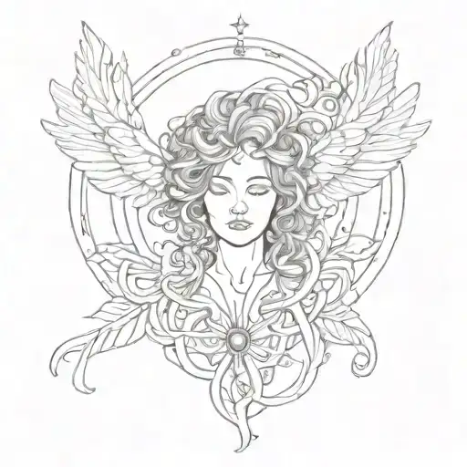 free spirit soul tied  tattoo design idea
