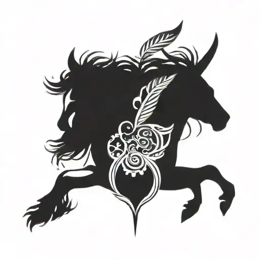 soul mates free spirit  tattoo design idea