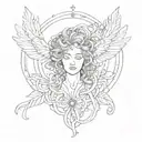 free spirit soul tied  tattoo design idea
