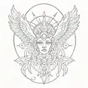 free spirit soul tied  tattoo design idea