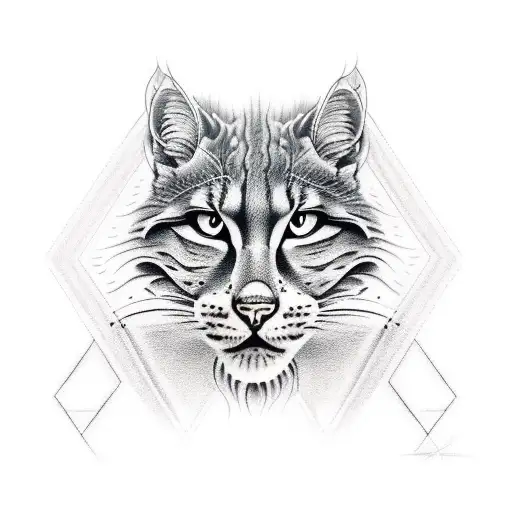 lince bosque tattoo design idea