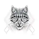 lince bosque tattoo design idea