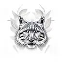 lince bosque tattoo design idea