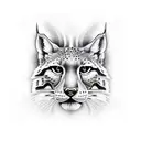 lince bosque tattoo design idea