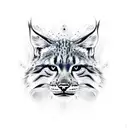 lince bosque tattoo design idea