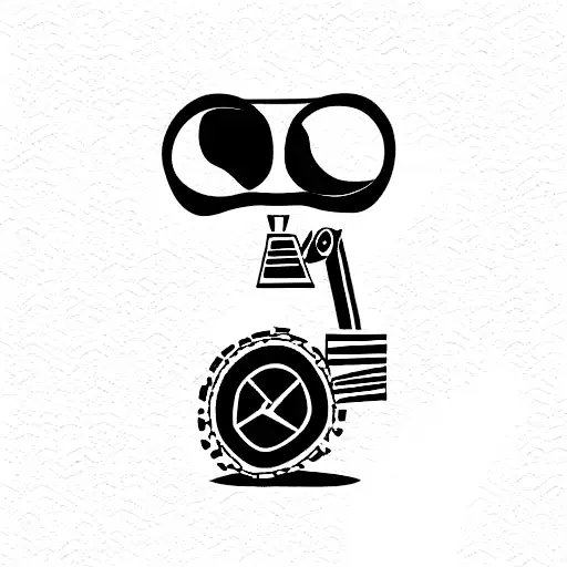 Wall-e con Eva tattoo design idea