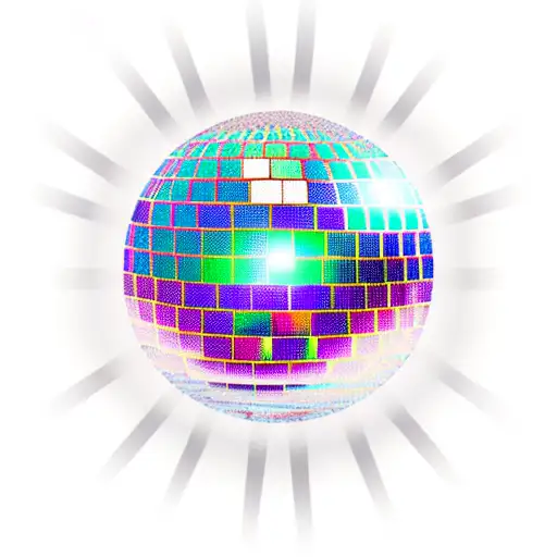 disco ball tattoo design idea