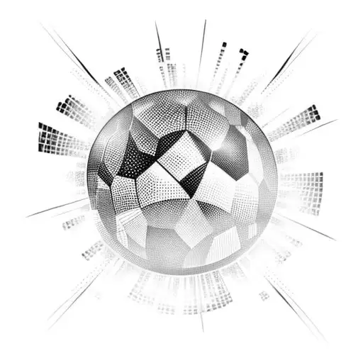 disco ball tattoo design idea