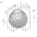 disco ball tattoo design idea