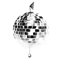 disco ball tattoo design idea