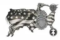 American flag 82nd airborne division tattoo tattoo design idea