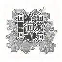 qr code tattoo design idea
