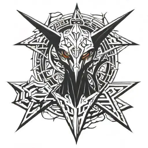 anime evangelion tattoo design idea