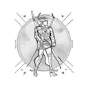 Sagittarius with taurus tattoo design idea