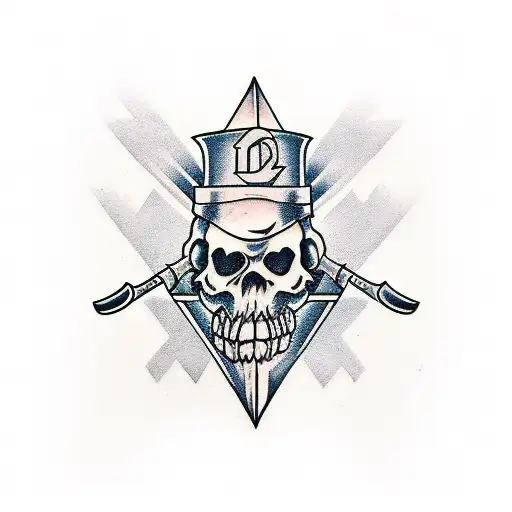 Daggers with the names Elijah and Klaus tattoo design idea