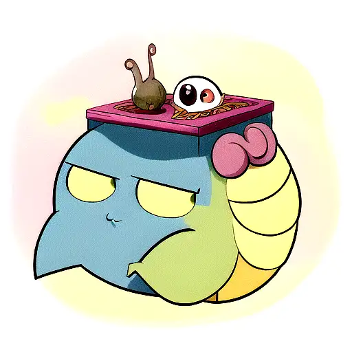 snail from Adventure Time tattoo design idea