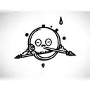 Nail from Adventure Time tattoo design idea