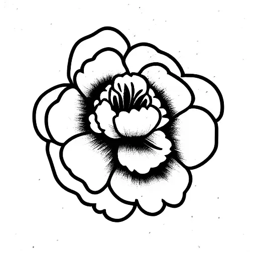 peony flowers  tattoo design idea