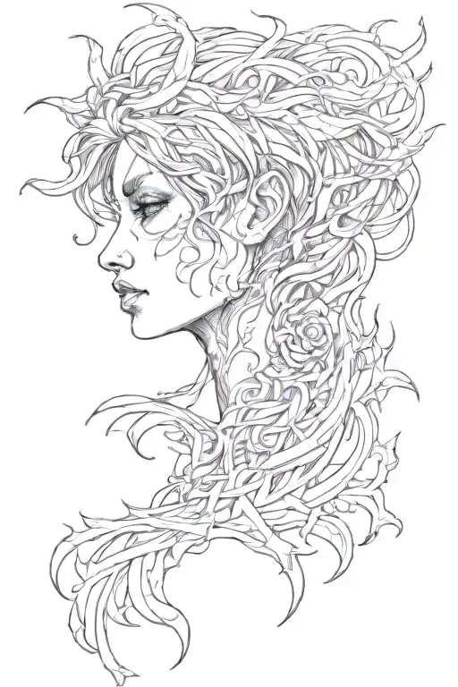 scar cover tattoo design idea