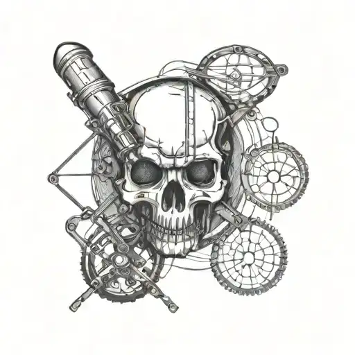 stalker radiation gear tattoo design idea