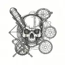 stalker radiation gear tattoo design idea