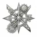 stalker radiation gear tattoo design idea