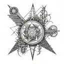 stalker radiation gear tattoo design idea