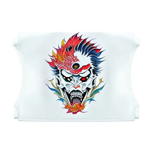 phoenix kanagawa hannya flowers handwriting sleeve tattoo design idea