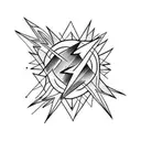 Lightning Bolt tattoo design idea